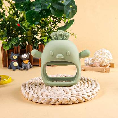 Zibblo Silicone Baby Teether Toy — Soft Food-Grade Teether for Infants
