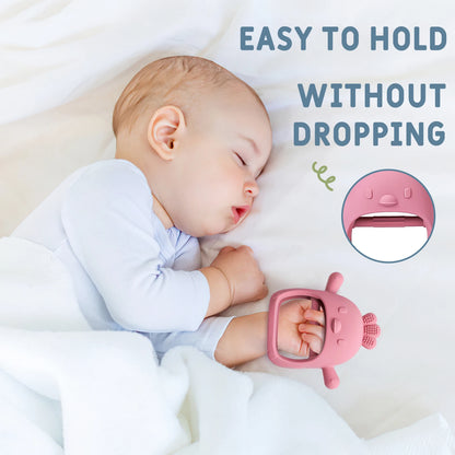 Zibblo Silicone Baby Teether Toy — Soft Food-Grade Teether for Infants