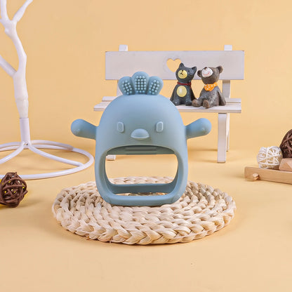 Zibblo Silicone Baby Teether Toy — Soft Food-Grade Teether for Infants