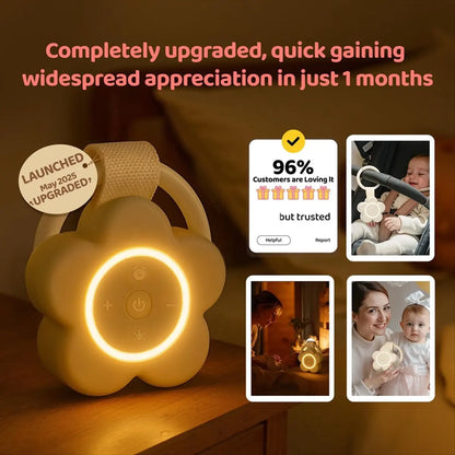 Zibblo Portable Sound Machine — White Noise Soother for Babies & Sleep