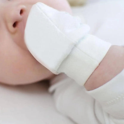 Zibblo No-Scratch Baby Mittens 6-Pack — Soft Cotton Mittens for Newborns
