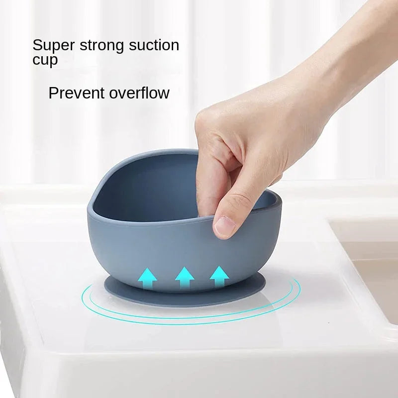 Zibblo Silicone Baby Feeding Set — Suction Plate, Bowl & Spoon for Toddlers