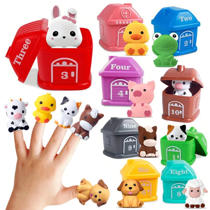 Zibblo Montessori Farm Animal Set 20-Piece — Educational Sorting Toy for Kids
