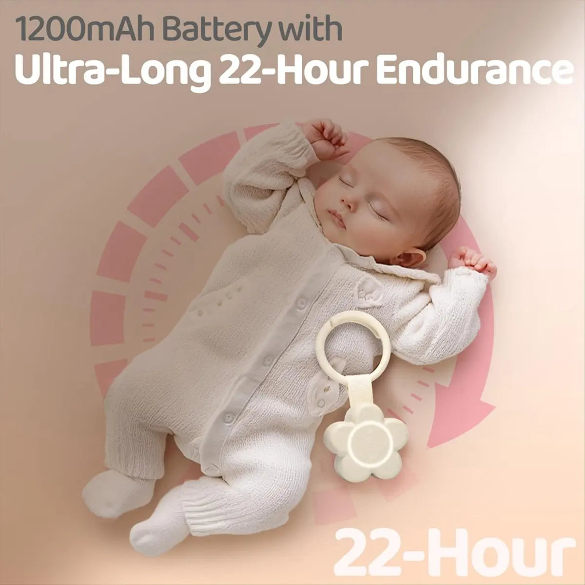 Zibblo Portable Sound Machine — White Noise Soother for Babies & Sleep