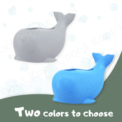Zibblo Whale Faucet Cover — Soft Bath Spout Protector for Babies & Toddlers