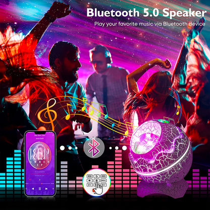 Zibblo Dinosaur Egg Galaxy Projector — Kids Night Light & Star Projector