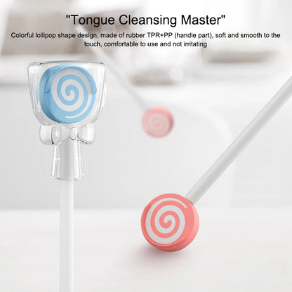 Zibblo Kids Tongue Scraper — Soft Tongue Cleaner for Toddlers & Children