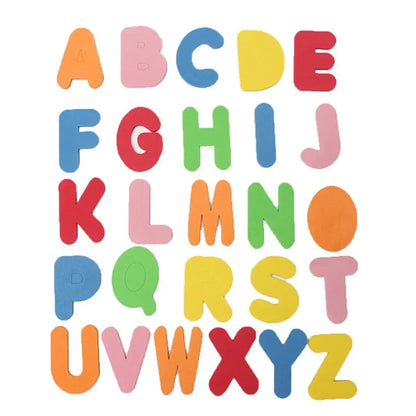 Zibblo Bath Letters & Numbers 36-Piece — Foam Alphabet Bath Toys for Kids
