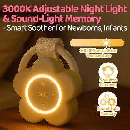 Zibblo Portable Sound Machine — White Noise Soother for Babies & Sleep