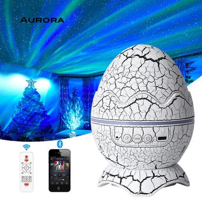 Zibblo Dinosaur Egg Galaxy Projector — Kids Night Light & Star Projector