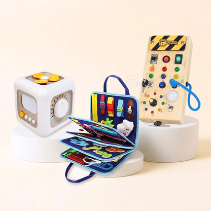 Zibblo Starter Montessori Bundle — Sensory Learning Toy Set for Toddlers