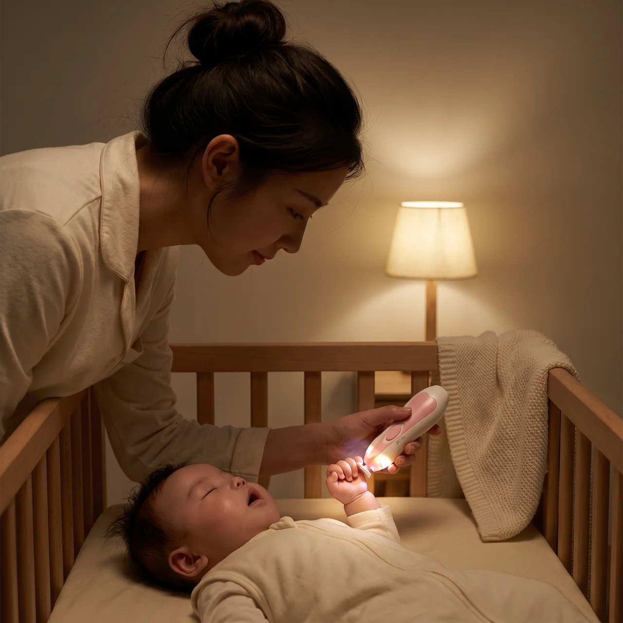 Zibblo Electric Baby Nail Trimmer — Safe Nail File for Newborns & Infants