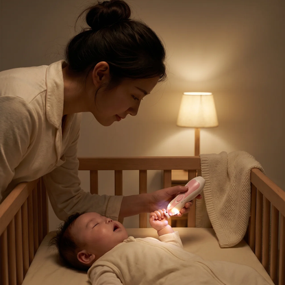 Zibblo Electric Baby Nail Trimmer — Safe Nail File for Newborns & Infants