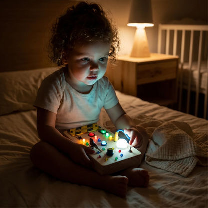 Zibblo Montessori Switch Board — Sensory Light Switch Toy for Toddlers 1-3