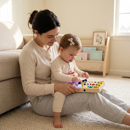 Zibblo Montessori Switch Board — Sensory Light Switch Toy for Toddlers 1-3