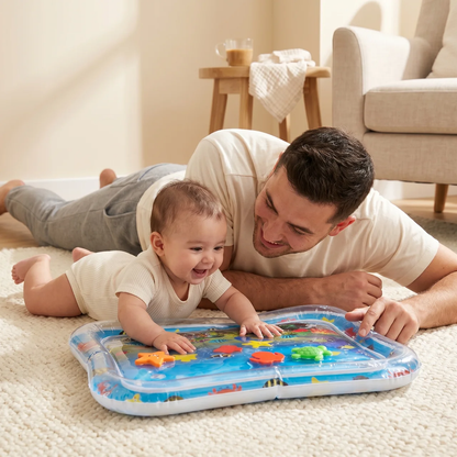 Zibblo Tummy Time Mat — Inflatable Water Play Mat for Babies
