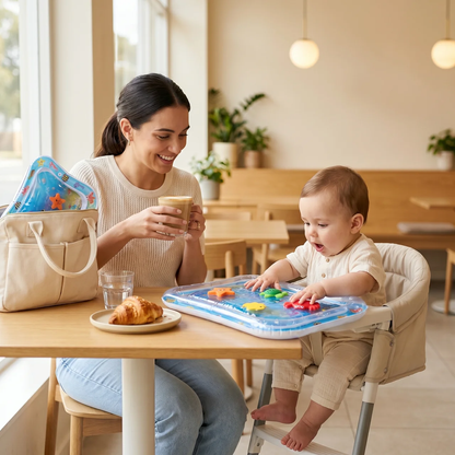 Zibblo Tummy Time Mat — Inflatable Water Play Mat for Babies