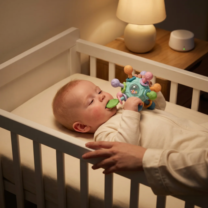 Zibblo Sensory Teething Toy — Soft Silicone Teether for Babies