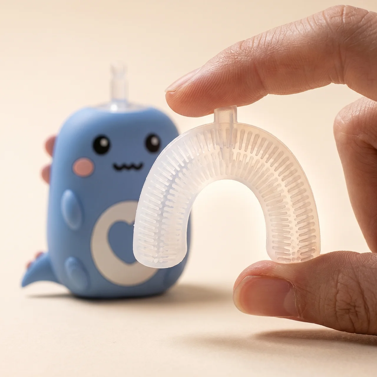 Zibblo U-Shaped Kids Toothbrush — 360° Automatic Brush for Toddlers & Kids