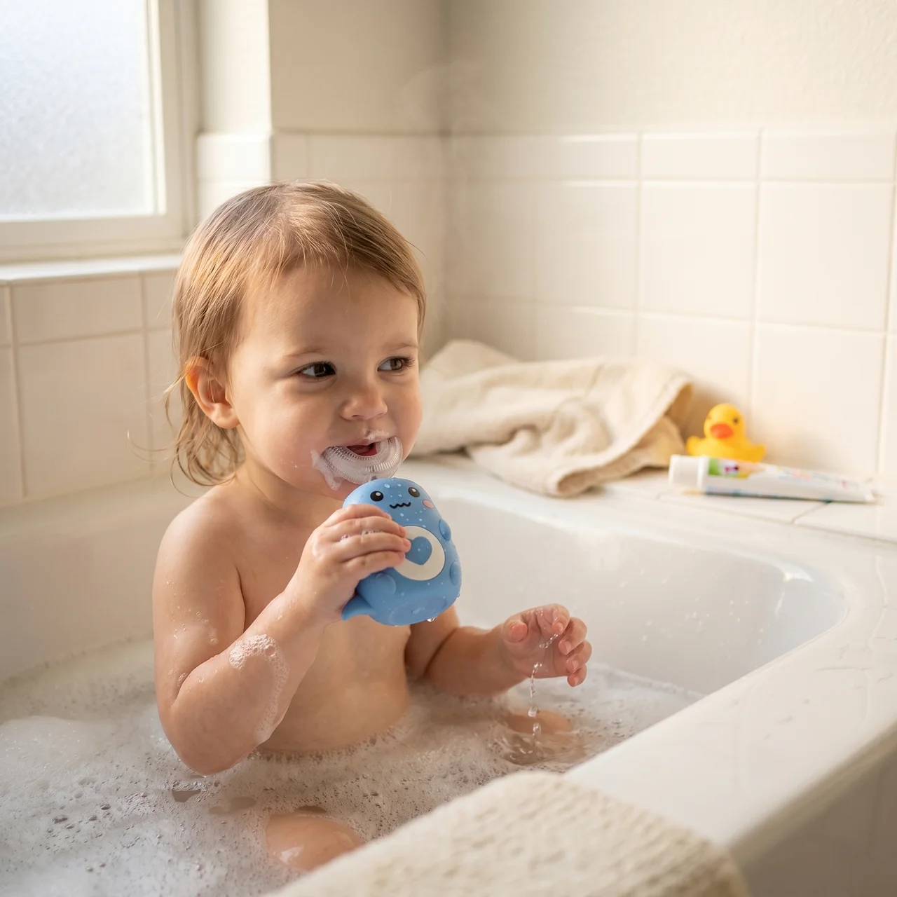 Zibblo U-Shaped Kids Toothbrush — 360° Automatic Brush for Toddlers & Kids