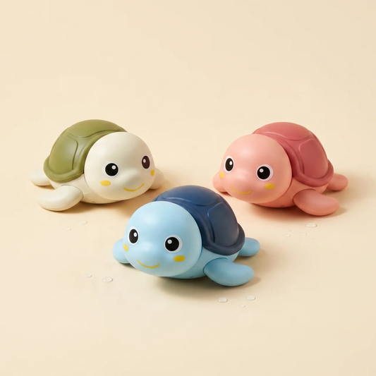 Zibblo Turtle Bath Toys 3-Pack — Floating Water Toys for Toddlers