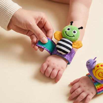 Zibblo Rattle Toy Socks — Sensory Foot Finder Rattle Socks for Babies