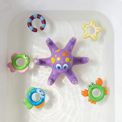 Zibblo Octopus Bath Toy — Floating Water Toy for Babies & Toddlers