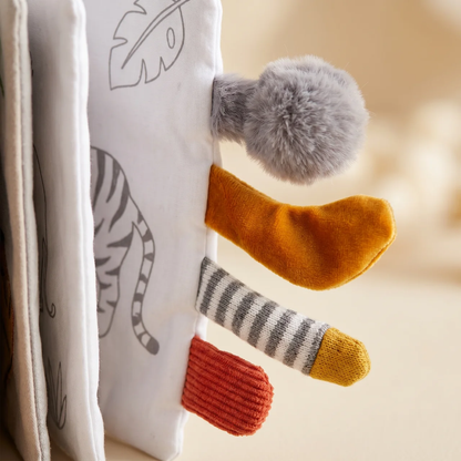Zibblo Sensory Baby Books — Soft Crinkle Cloth Books for Infants