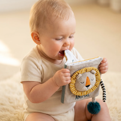 Zibblo Sensory Baby Books — Soft Crinkle Cloth Books for Infants