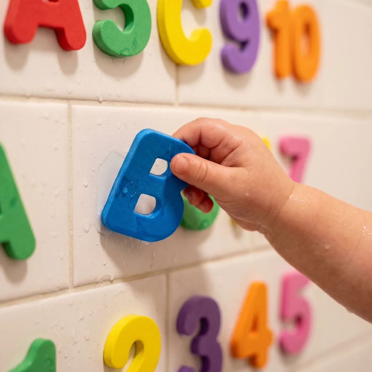 Zibblo Bath Letters & Numbers 36-Piece — Foam Alphabet Bath Toys for Kids
