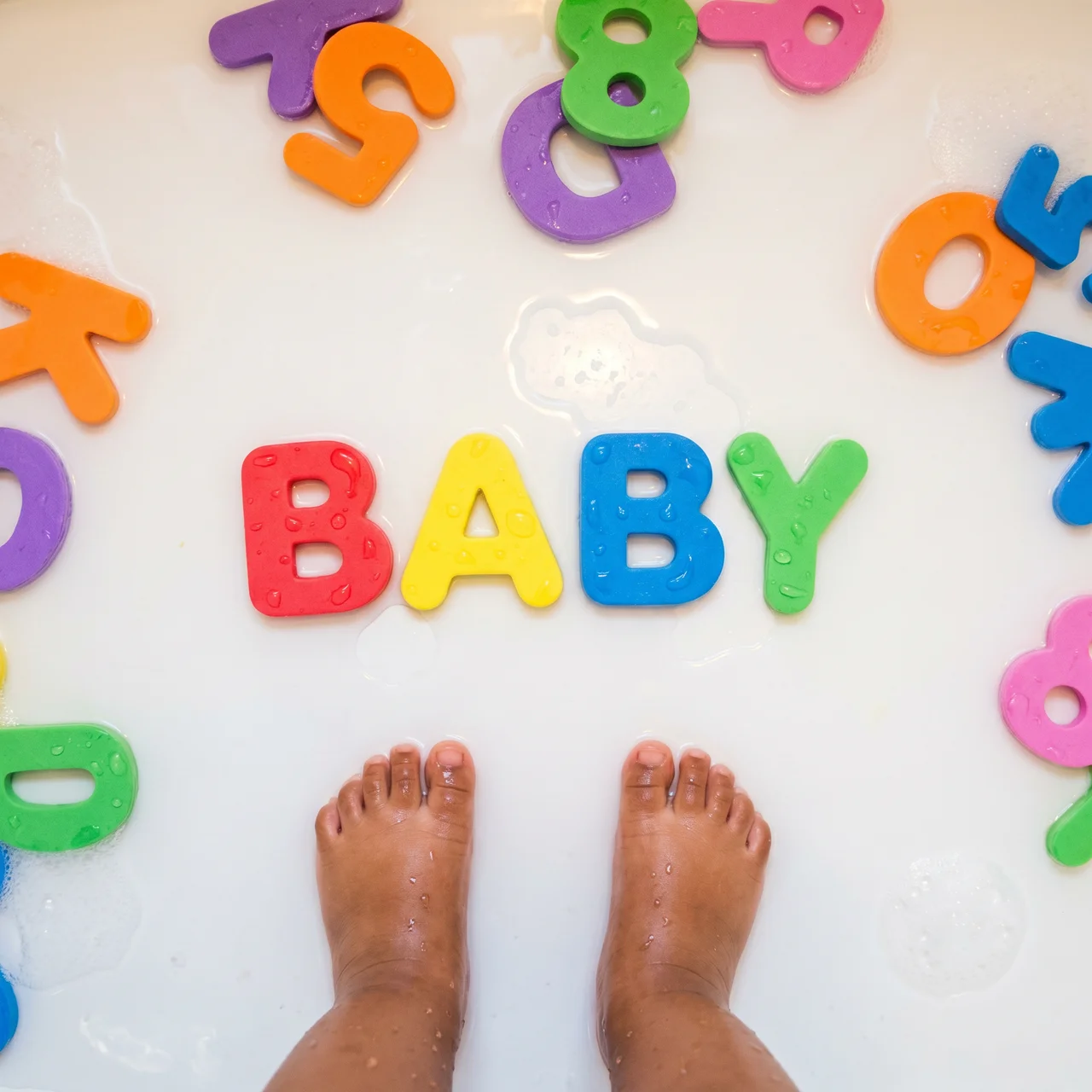 Zibblo Bath Letters & Numbers 36-Piece — Foam Alphabet Bath Toys for Kids
