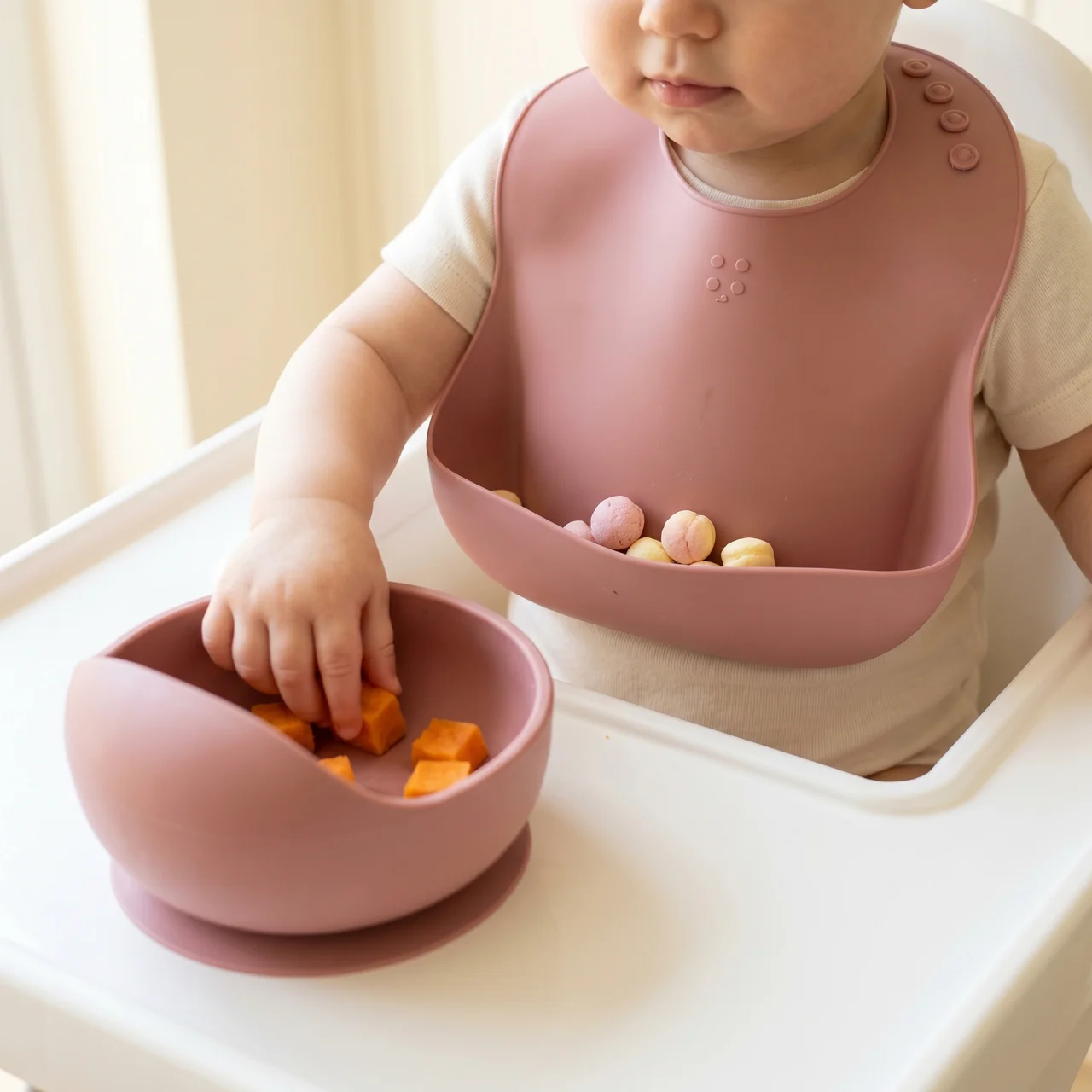 Zibblo Silicone Baby Feeding Set — Suction Plate, Bowl & Spoon for Toddlers