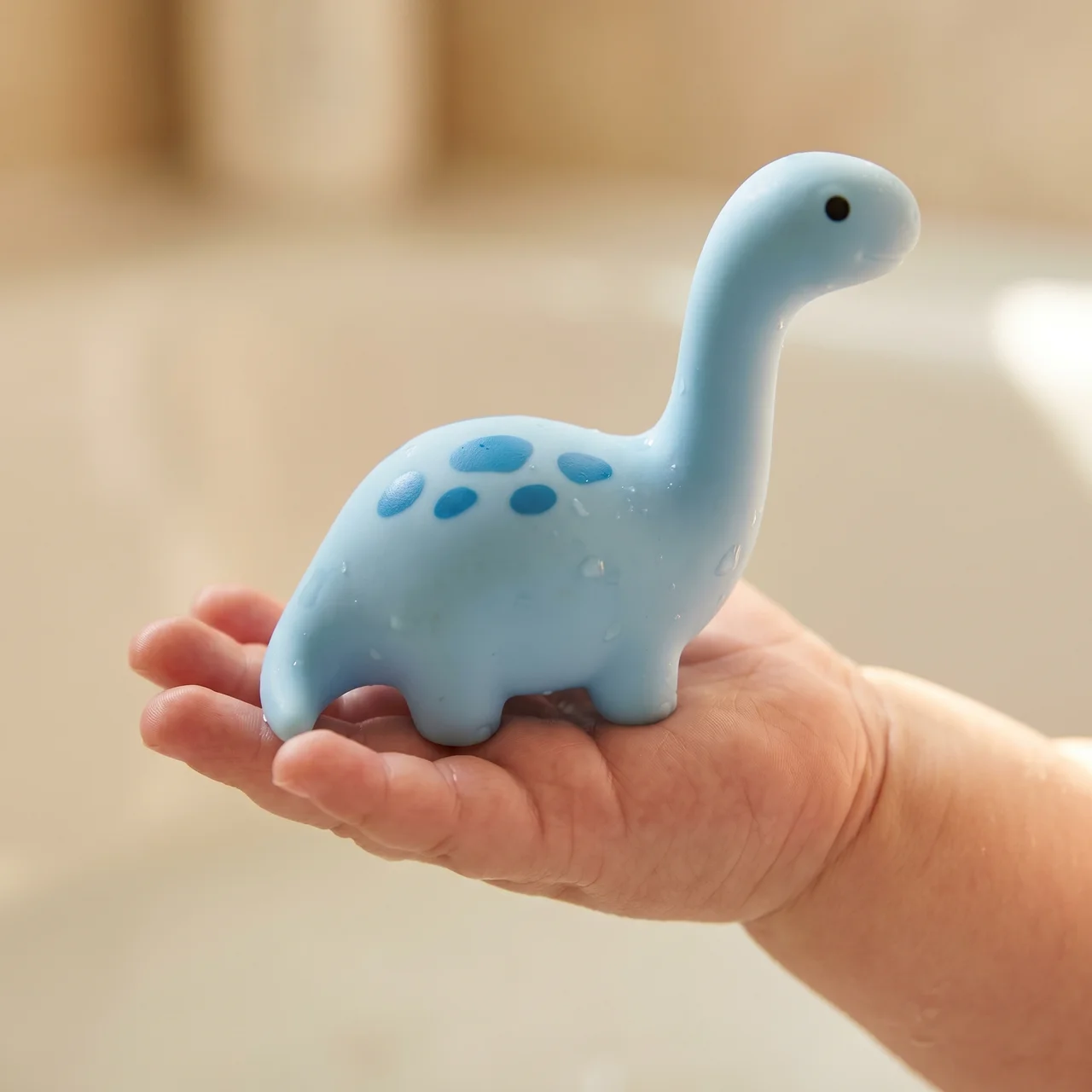 Zibblo Dinosaur Bath Toys 6-Pack — Water Squirt Toys for Toddlers