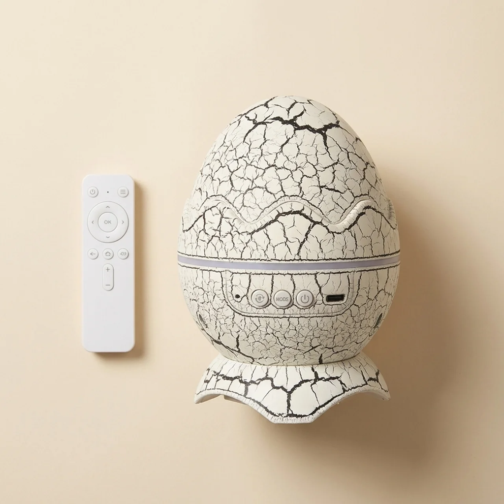 Zibblo Dinosaur Egg Galaxy Projector — Kids Night Light & Star Projector