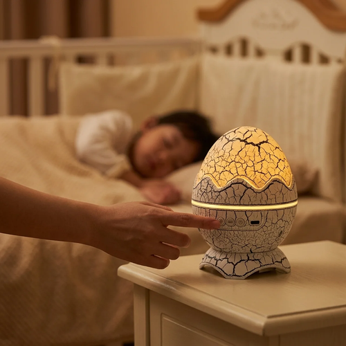 Zibblo Dinosaur Egg Galaxy Projector — Kids Night Light & Star Projector