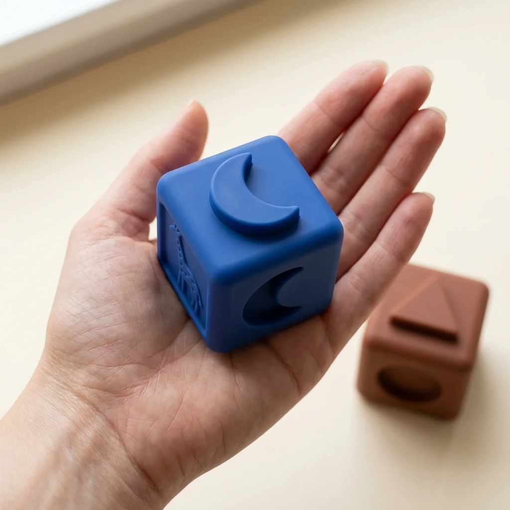 Zibblo Soft Building Blocks — Sensory Stacking Toy for Babies 6-12 Months