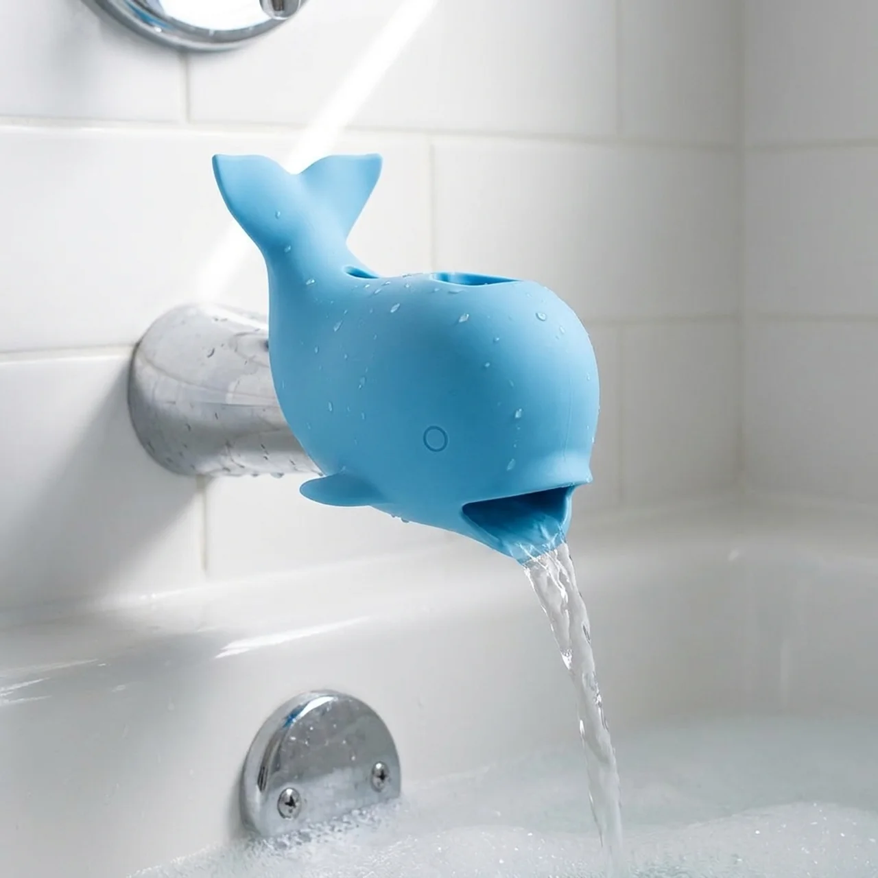 Zibblo Whale Faucet Cover — Soft Bath Spout Protector for Babies & Toddlers