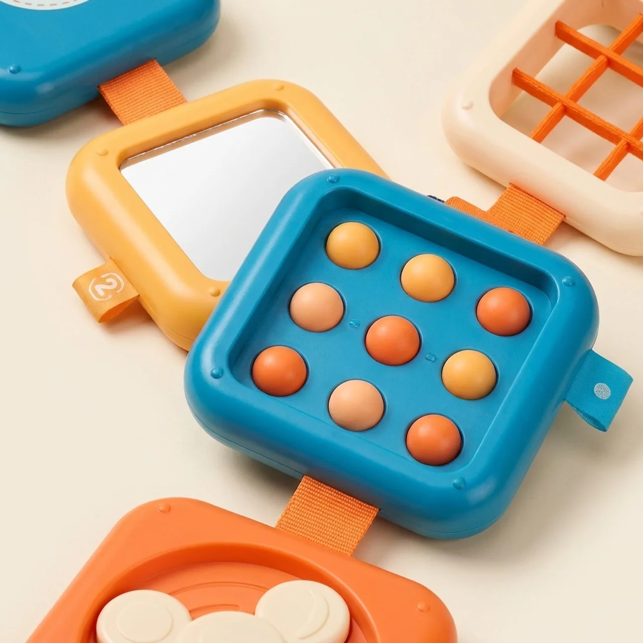 Zibblo 7-in-1 Montessori Activity Cube — Sensory Busy Toy for Toddlers
