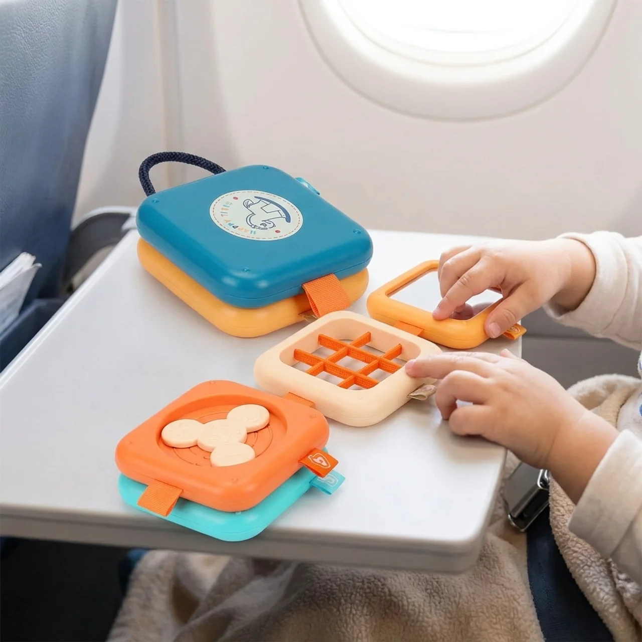 Zibblo 7-in-1 Montessori Activity Cube — Sensory Busy Toy for Toddlers